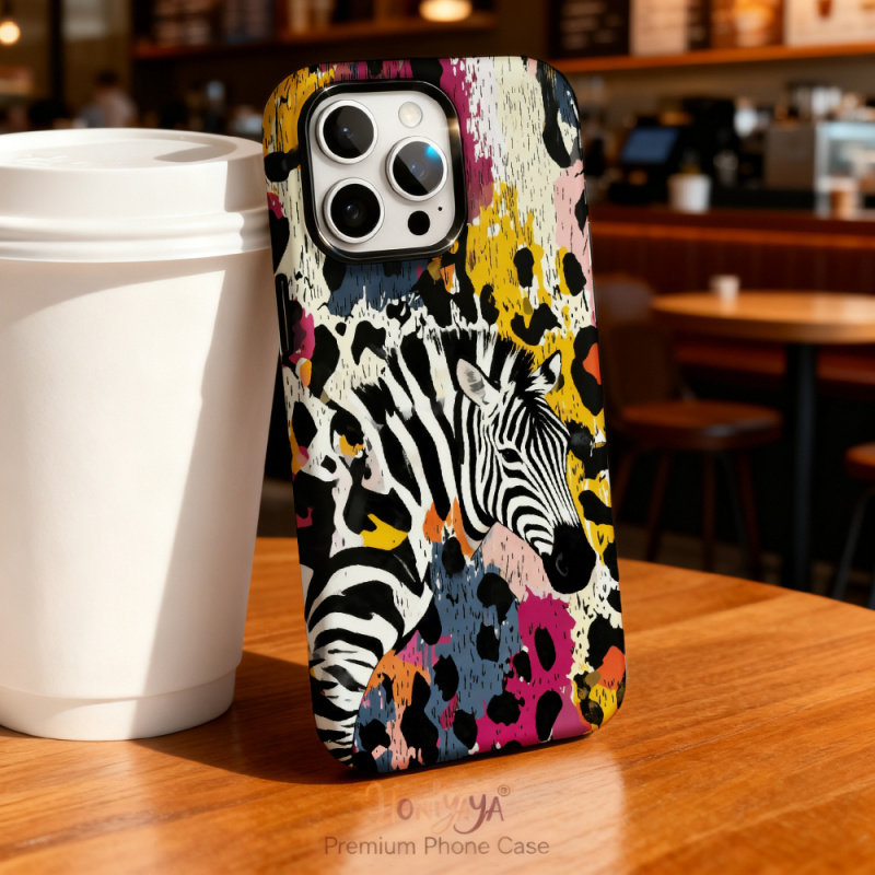 3D Printing Iphone - غطاء هاتف بطبعة الحمار الوحشي ممتص