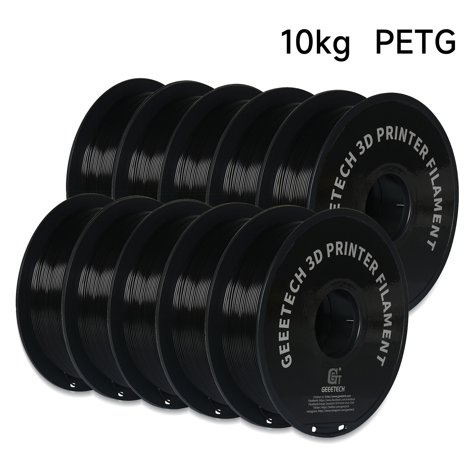 Tpu Flexible Filament - GEEETECH 10 كجم في صندوق واحد
