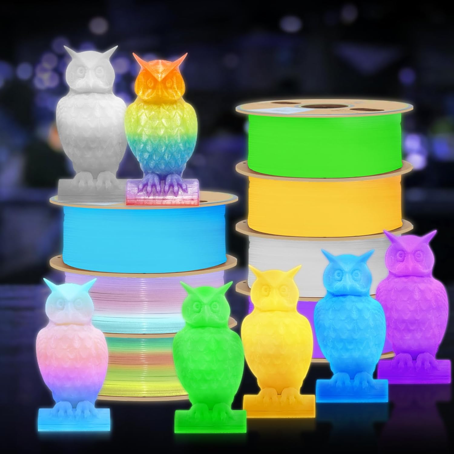 خيوط TPU المضيئة في الظلام بقط - مراجعة Tpu Flexible Filament وسعره