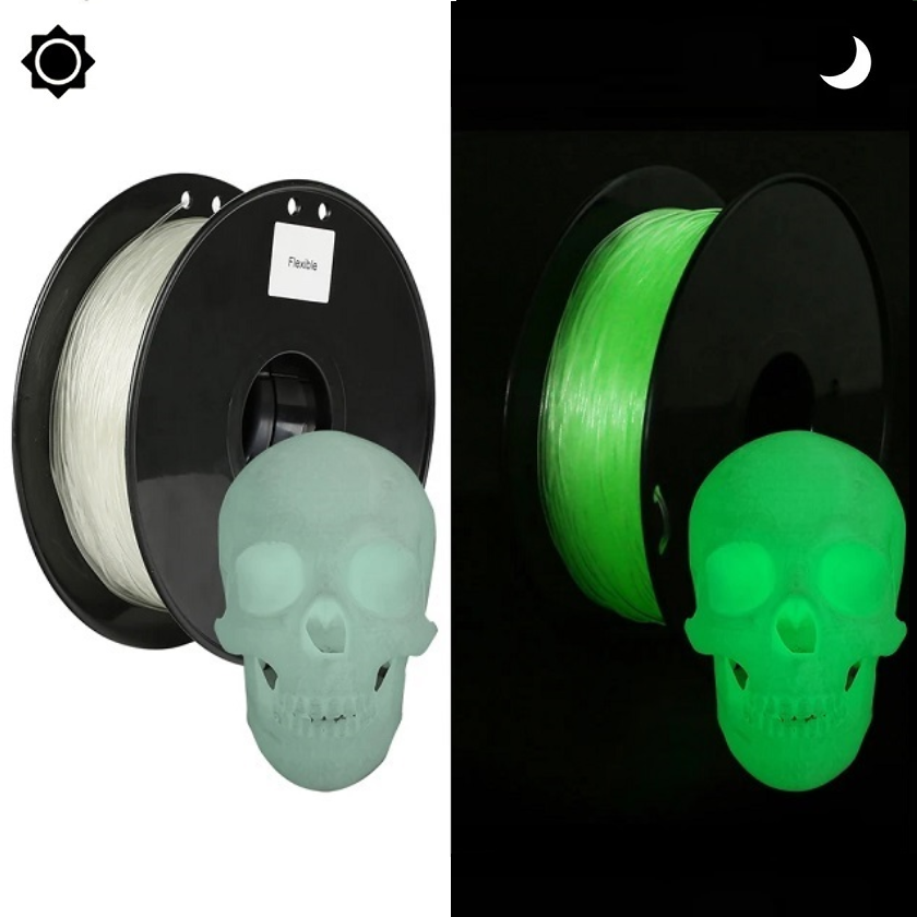 خيوط مضيئة مرنة بولي يوريثان 1 - مراجعة Tpu Flexible Filament وسعره