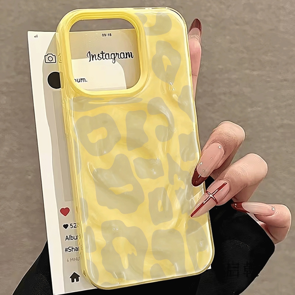 غطاء هاتف بطبعة نمط الفهد ثلاث - مراجعة 3D Printing Iphone وسعره