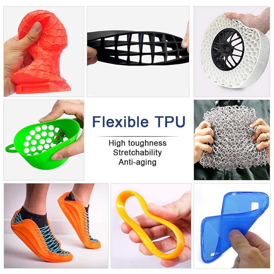 خيط طباعة ثلاثية الأبعاد مرن م - مراجعة Tpu Flexible Filament وسعره