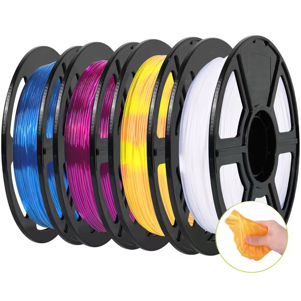 طابعة ثلاثية الأبعاد خيوط مرنة - مراجعة Tpu Flexible Filament وسعره
