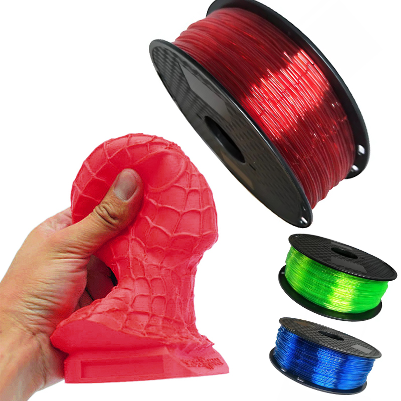 طابعة ثلاثية الأبعاد خيوط مرنة - مراجعة Tpu Flexible Filament وسعره
