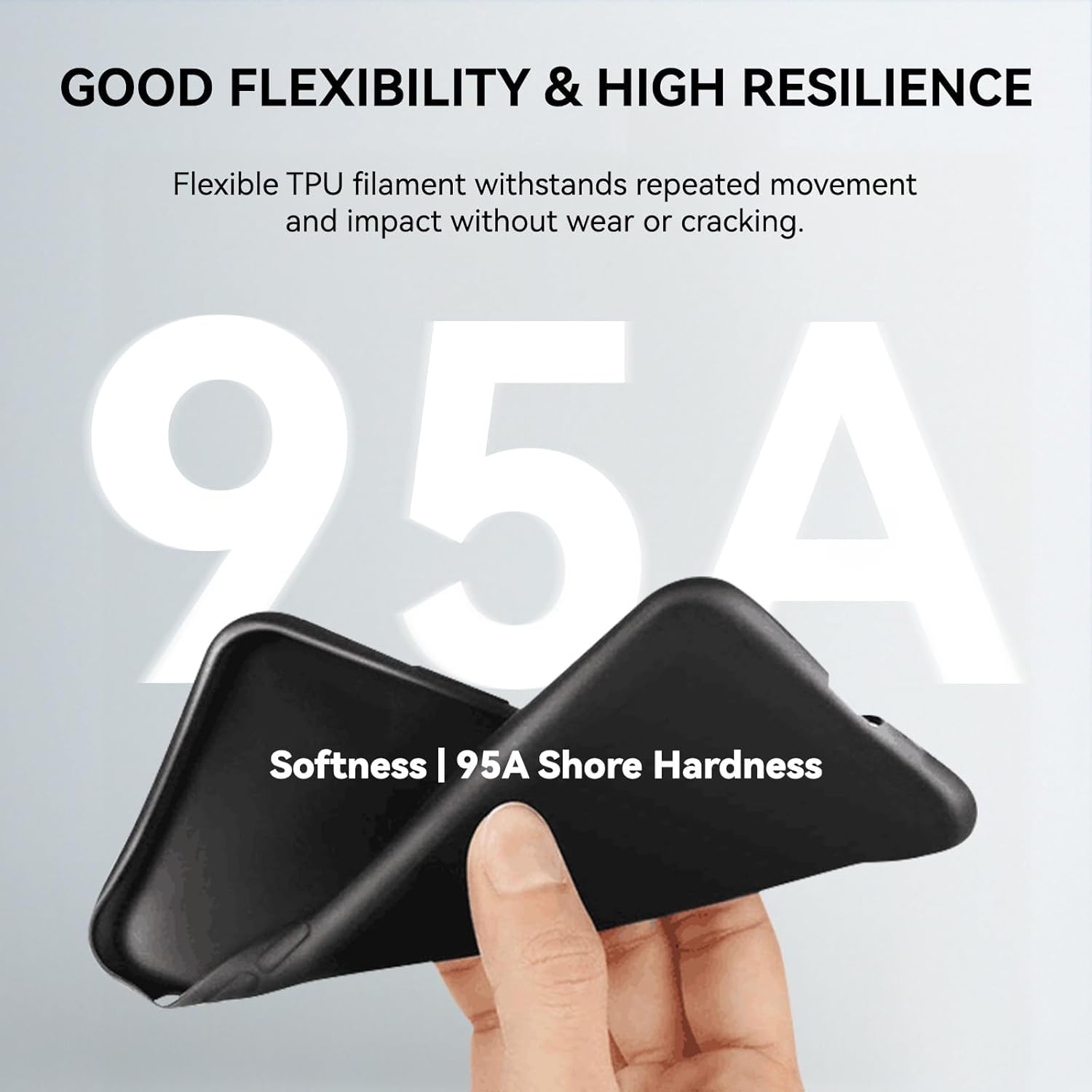 خيط طباعة ثلاثية الأبعاد أسود  - مراجعة Tpu Flexible Filament وسعره