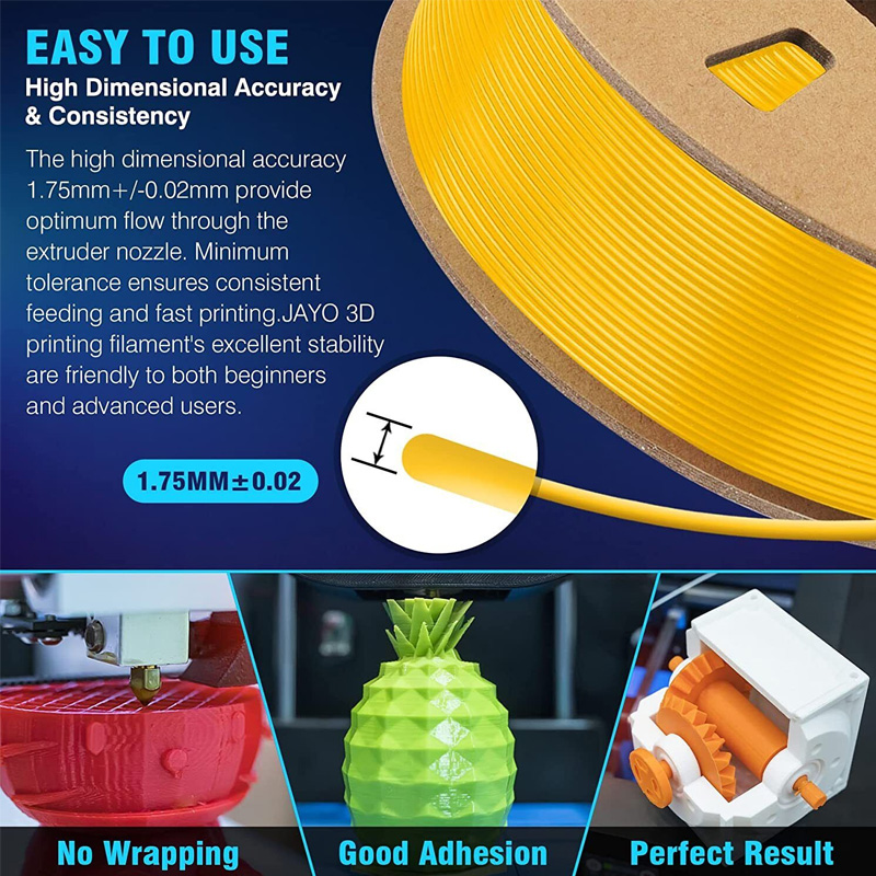 طابعة JAYO ثلاثية الأبعاد PLA/ - مراجعة Tpu Flexible Filament وسعره