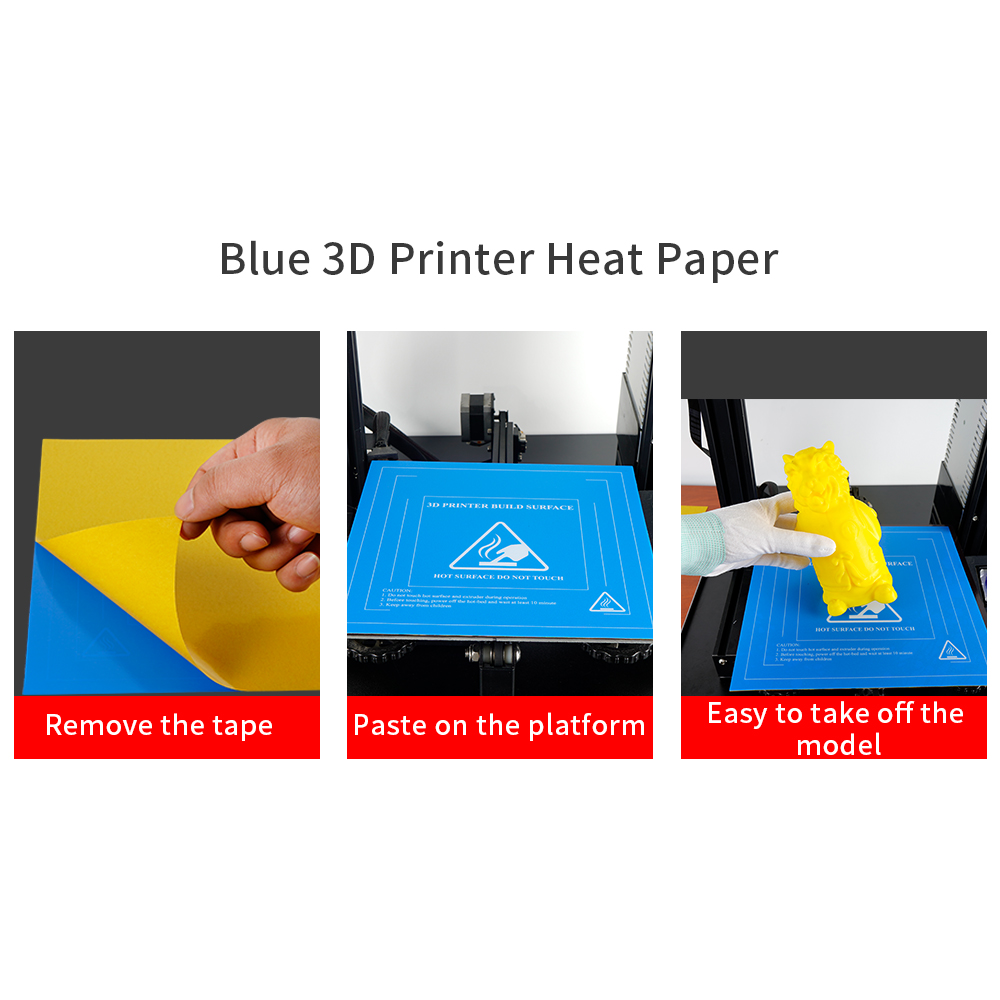 KingRoon-ملصق سرير ساخن أزرق ر - مراجعة 3D Printing File وسعره