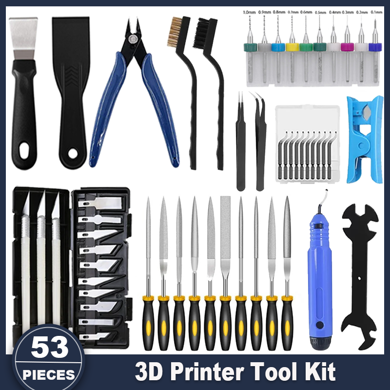 مجموعة أدوات الطابعة ثلاثية ال - مراجعة 3D Printing File وسعره