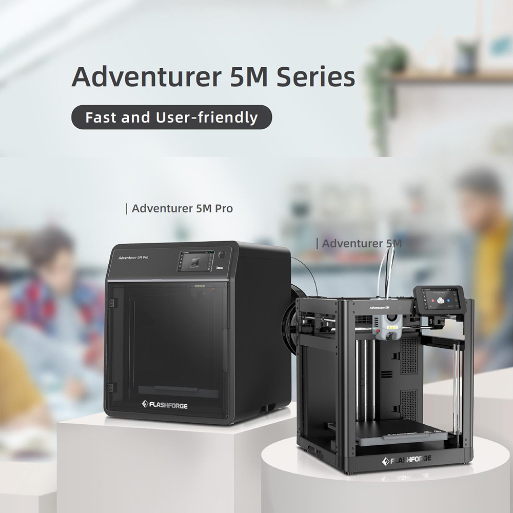 طابعة Flashforge Adventurer 5M - مراجعة 3D Printing File وسعره