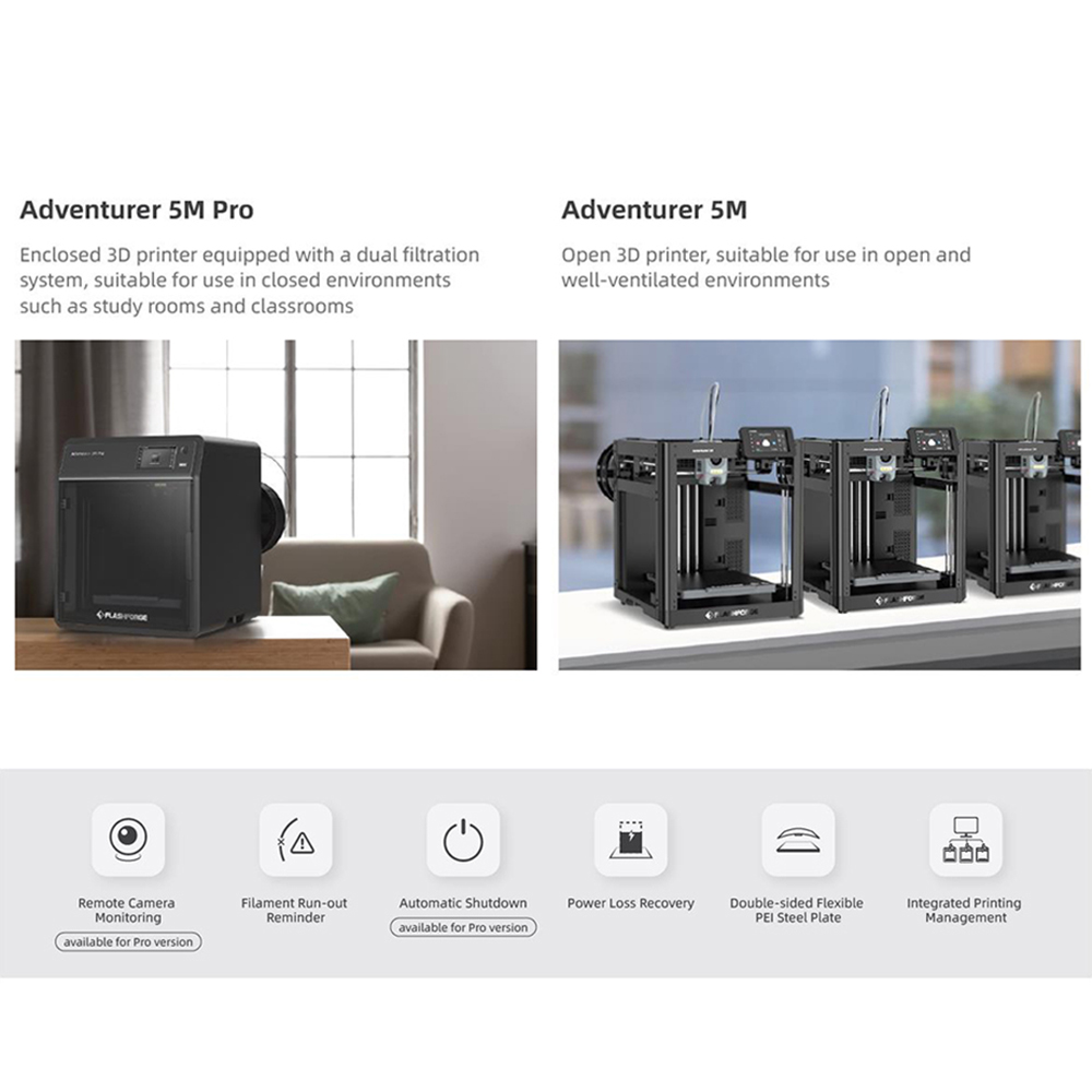 طابعة Flashforge Adventurer 5M - مراجعة 3D Printing File وسعره
